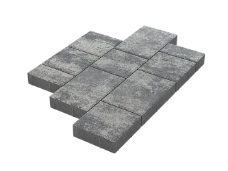 Тротуарная плитка Мозаика Грей Stellard 60 мм