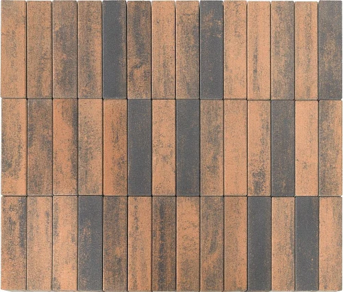 Тротуарная плитка Ригель 2.0, Ночь BRAER 60 мм