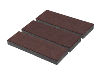 Тротуарная плитка Патио XL Бордовый Stellard 80 мм