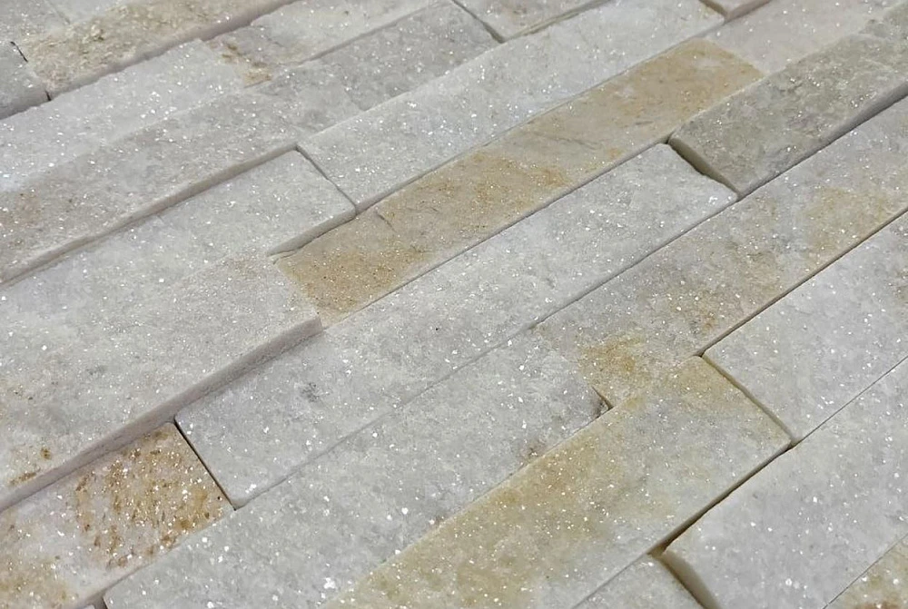 3D панель из натурального камня Кварцит Бежевый Классик Pharaon