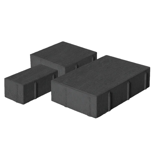 Тротуарная плитка Новый город 1НГ4Ф Серая Нобетек 40 мм