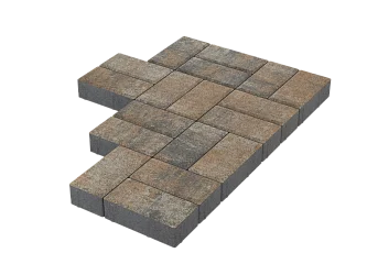 Тротуарная плитка Брусчатка Каньон Stellard 60 мм