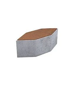 Тротуарная плитка СКОШЕННЫЙ ШЕСТИУГОЛЬНИК Листопад гладкий Арабская ночь Б.1.ШГ.6 Выбор 60 мм