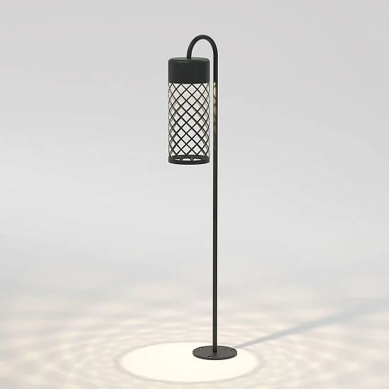 Садово-парковый светодиодный светильник Elektrostandard Ombra 35179/S черный a067899