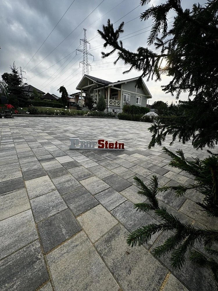 Укладка пошаговых плит и брусчатки от Steingot