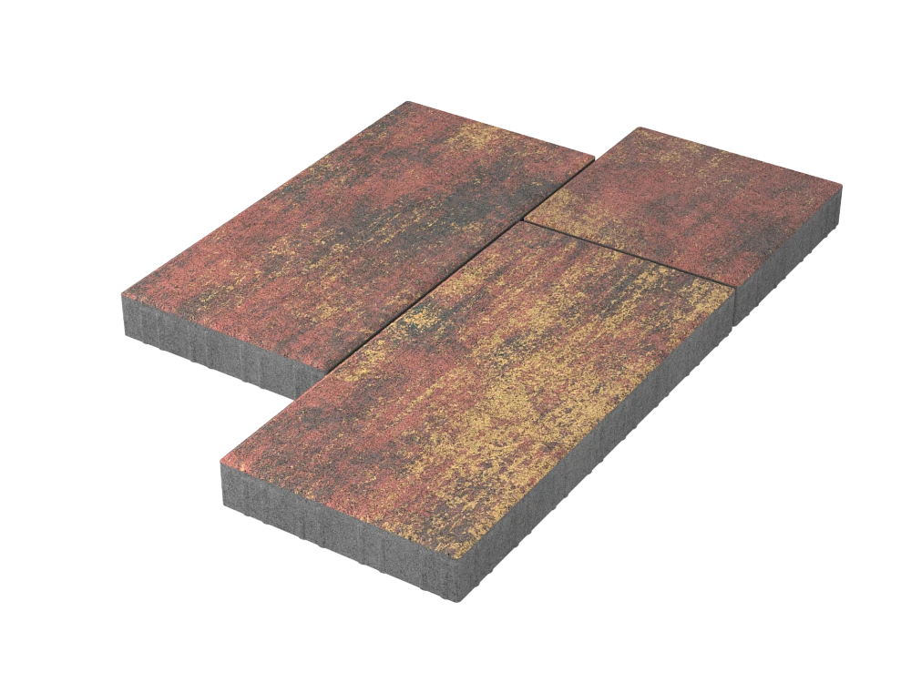 Тротуарная плитка Мозаика XL Закат Stellard 60 мм