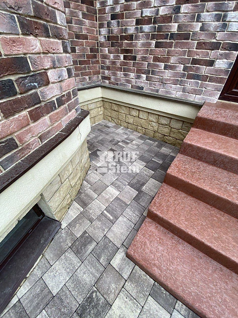 Демонтаж и монтаж новой тротуарной плитки от Steingot