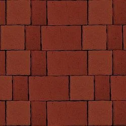 Тротуарная плитка Старый город Красный Гладкая SteinRus 60 мм