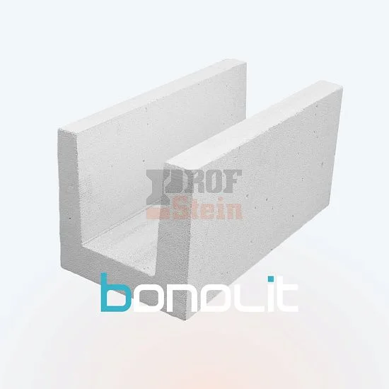 Блок газобетонный п-образный 500х500х250 D500 В2,5 Bonolit Селевкино