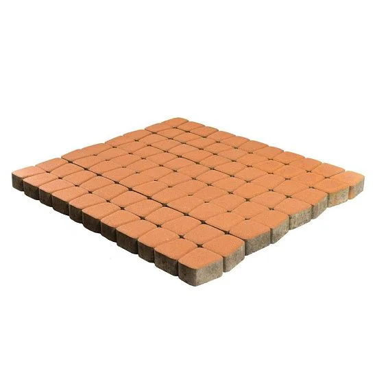 Тротуарная плитка Классико круговая, Янтарный BRAER 60 мм