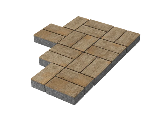 Тротуарная плитка Брусчатка Грей Stellard 60 мм