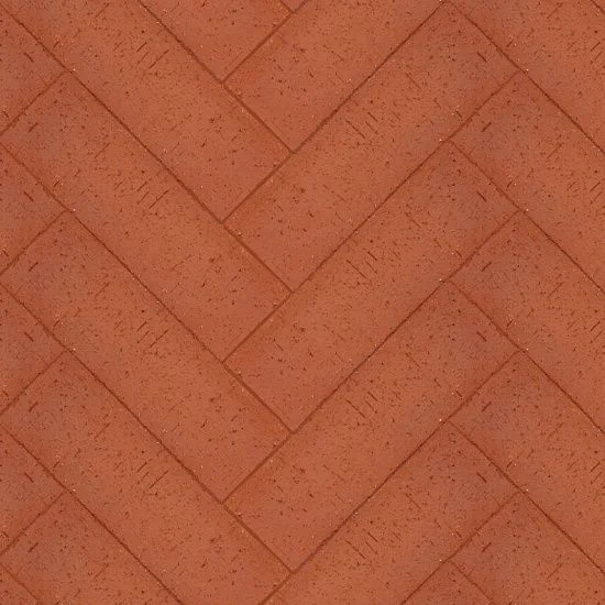 Брусчатка красная "Лондон" Лонг клинкер тротуарный ЛСР