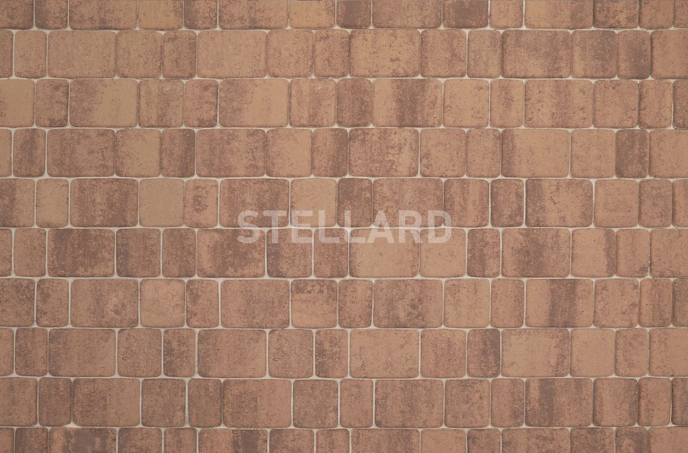 Тротуарная плитка Старый город Мокко Stellard 40 мм