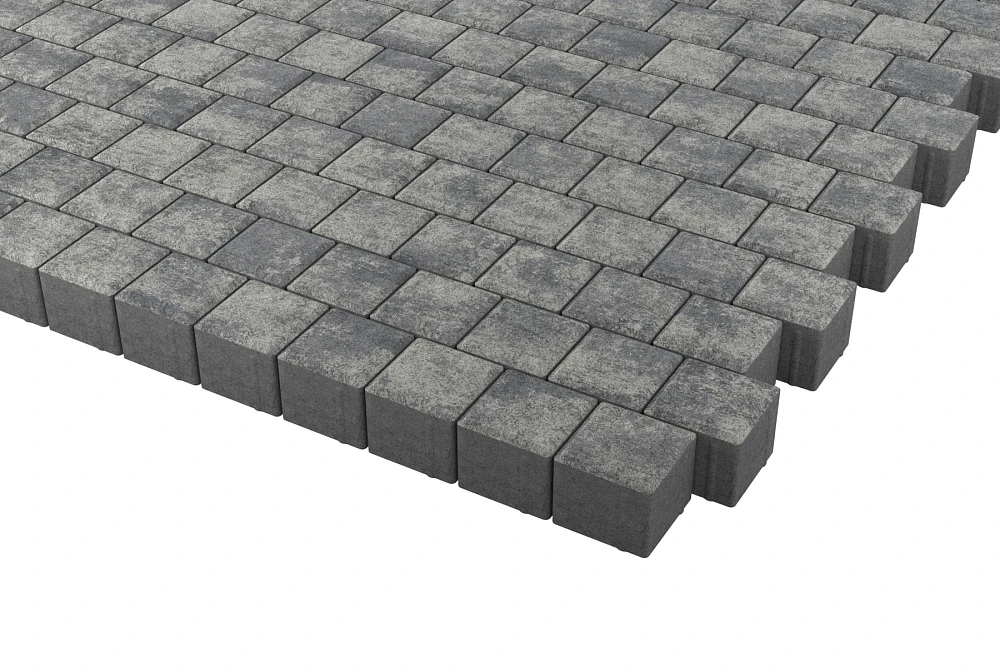 Тротуарная плитка Квадрат 10х10 Грей Stellard 60 мм