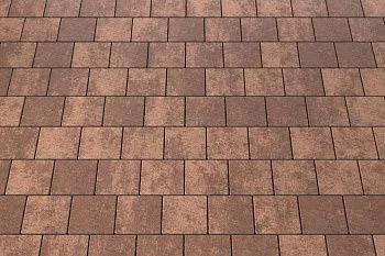 Тротуарная плитка Квадрат 15х15 Мокко Stellard 80 мм