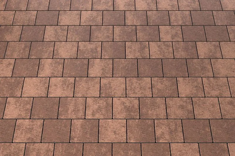 Тротуарная плитка Квадрат 15х15 Мокко Stellard 80 мм