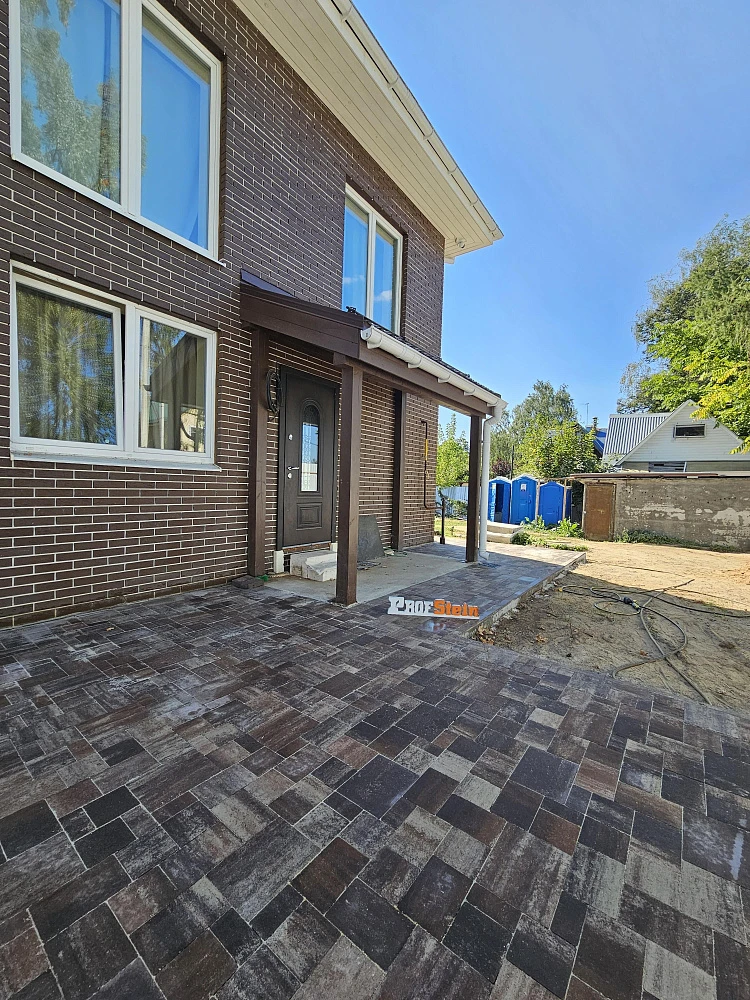 Укладка тротуарной плитки Бавария Штайн Браун