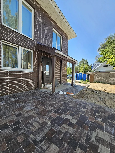 Укладка тротуарной плитки Бавария Штайн Браун