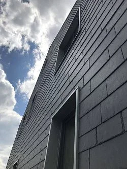 Плитка Сланец чёрный (натуральный скол) 200х 400 Pharaon