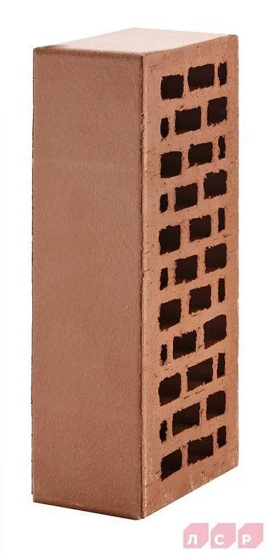 Кирпич лицевой коричневый 1 NF гладкий ЛСР