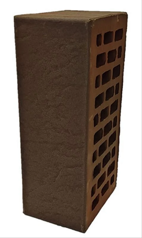 Кирпич облицовочный Графит Флэш полуторный 1.4 NF Антика ВКЗ