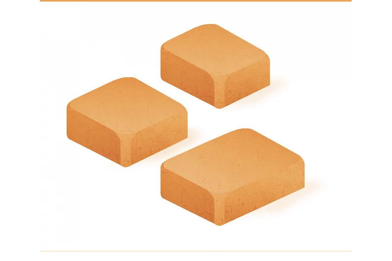 Тротуарная плитка Новая Классика 1НКЛ5Ф Нобетек Персиковая 50 мм