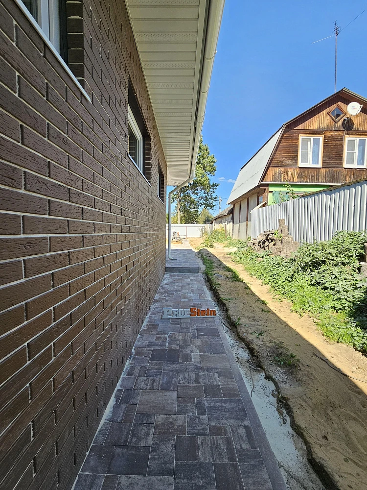 Укладка тротуарной плитки Бавария Штайн Браун