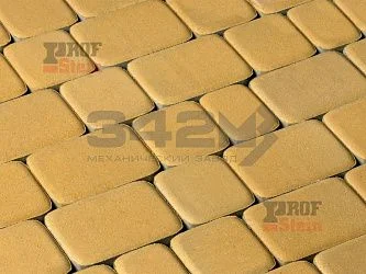 Тротуарная плитка Классика, Желтый 342 МЗ 60 мм