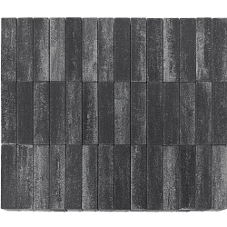 Тротуарная плитка Ригель 2.0, Ночь BRAER 60 мм