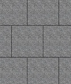 Тротуарная плитка КВАДРАТ 400х400 Гранит Серый с черным Б.6.К.6 Выбор 60 мм