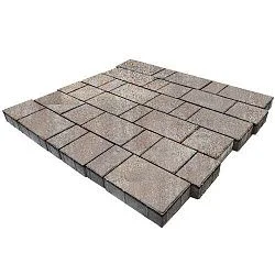 Тротуарные плиты Новый город Лион Берилл Гладкая SteinRus 80 мм