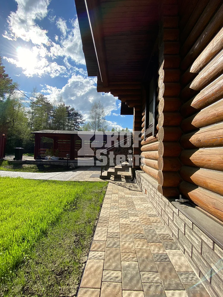 Укладка объемной рельефной брусчатки от Нобетек