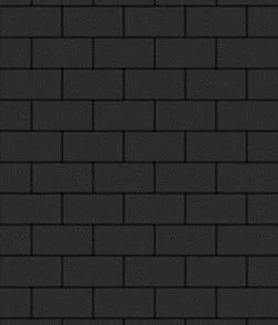 Тротуарная плитка ПРЯМОУГОЛЬНИК 200х100 Стандарт Черный Б.2.П.6 Выбор 60 мм