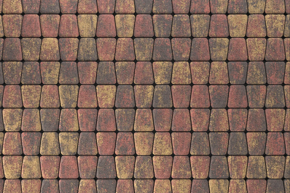 Тротуарная плитка Классико Закат Stellard 60 мм