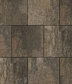 Тротуарная плитка КВАДРАТ 400х400 Листопад гранит Старый замок Б.6.К.6 Выбор 60 мм