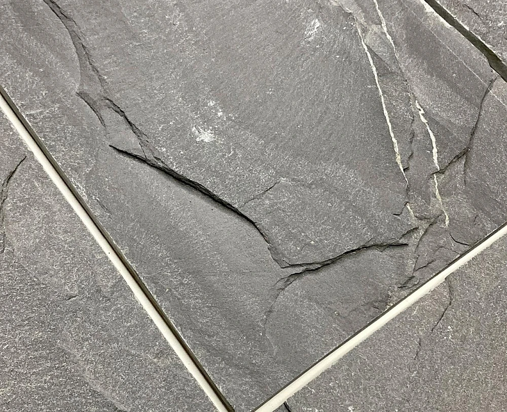 Плитка Сланец чёрный (Машрум) 200х 400 Pharaon