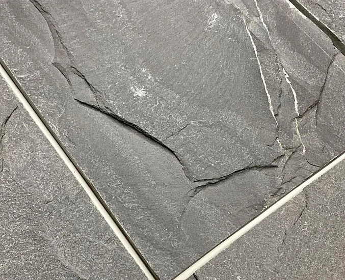 Плитка Сланец чёрный (Машрум) 200х 400 Pharaon