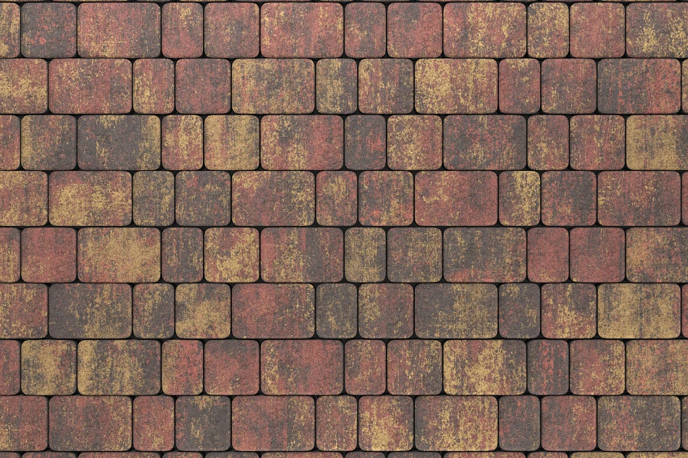 Тротуарная плитка Старый город Закат Stellard 40 мм