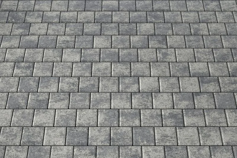 Тротуарная плитка Квадрат 10х10 Грей Stellard 60 мм