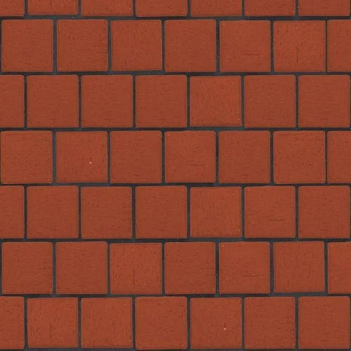 Клинкер тротуарный тёмно-красный "Эдинбург" квадро (под распил) ЛСР