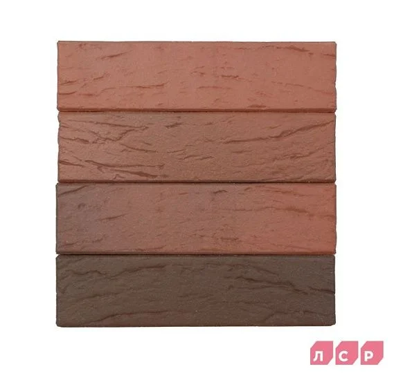 Кирпич лицевой красный флэш 1 NF рустик ЛСР
