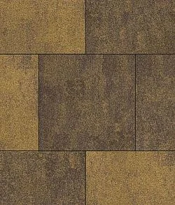 Тротуарная плитка КВАДРАТ 500х500 Листопад гранит Янтарь Б.5.К.6 Выбор 60 мм