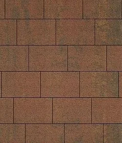 Тротуарная плитка ПРЯМОУГОЛЬНИК 750х500 Листопад гранит Арабская ночь Б.14.П.8 Выбор 80 мм