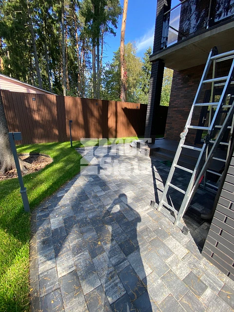 Укладка тротуарной плитки Штайн Блэк от Steingot