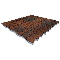 Тротуарная плита Аксио Макси Штайнрус Гладкая SteinRus 80 мм