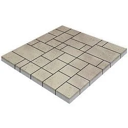 Тротуарная плитка Инсбрук Альпен Оливин Гладкая SteinRus 60 мм