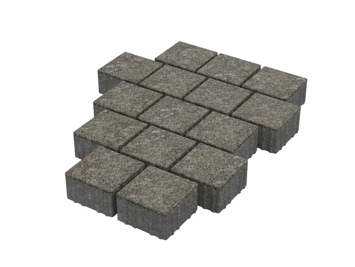 Тротуарная плитка Квадрат 15х15 Китайский гранит Stellard 80 мм