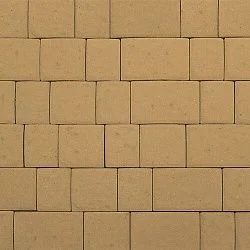 Тротуарная плитка Инсбрук Инн Песочный Гладкая SteinRus 60 мм