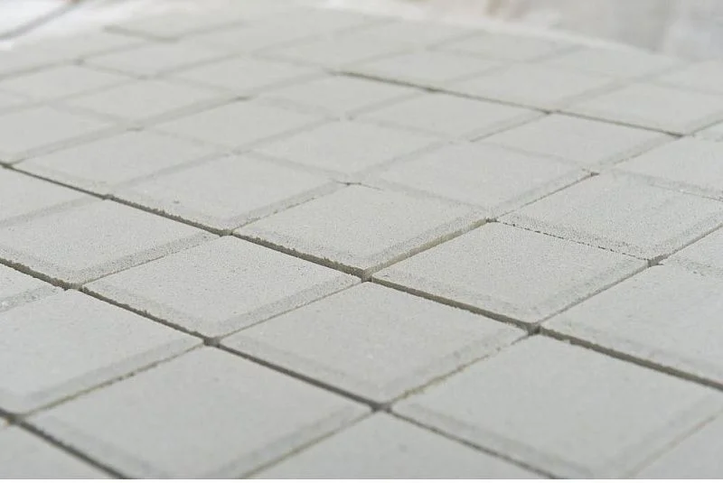 Тротуарная плитка Лувр, Белый BRAER 60 мм