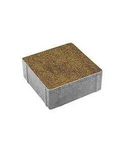 Тротуарная плитка КВАДРАТ 200х200 Листопад гранит Янтарь Б.2.К.6 Выбор 60 мм